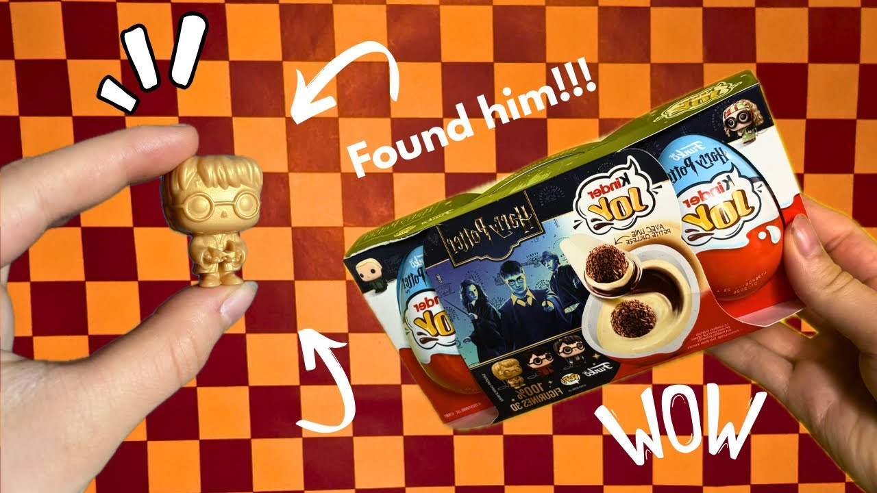 Opening 2x Harry Potter FUNKO POP Kinder Joy 3-Packs🇫🇷 | Limited Edition 2025 France Exclusive🪄