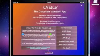uValue App for iPad - Intro and Overview