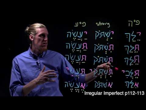 Intro to Hebrew Vebs: Irregular Imperfect (p112-113)