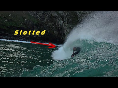 Surfing Epic Bodyboard Barrells in Cornwall UK by Keelhauled