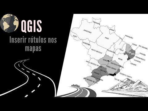QGIS - Inserir rótulos nos mapas