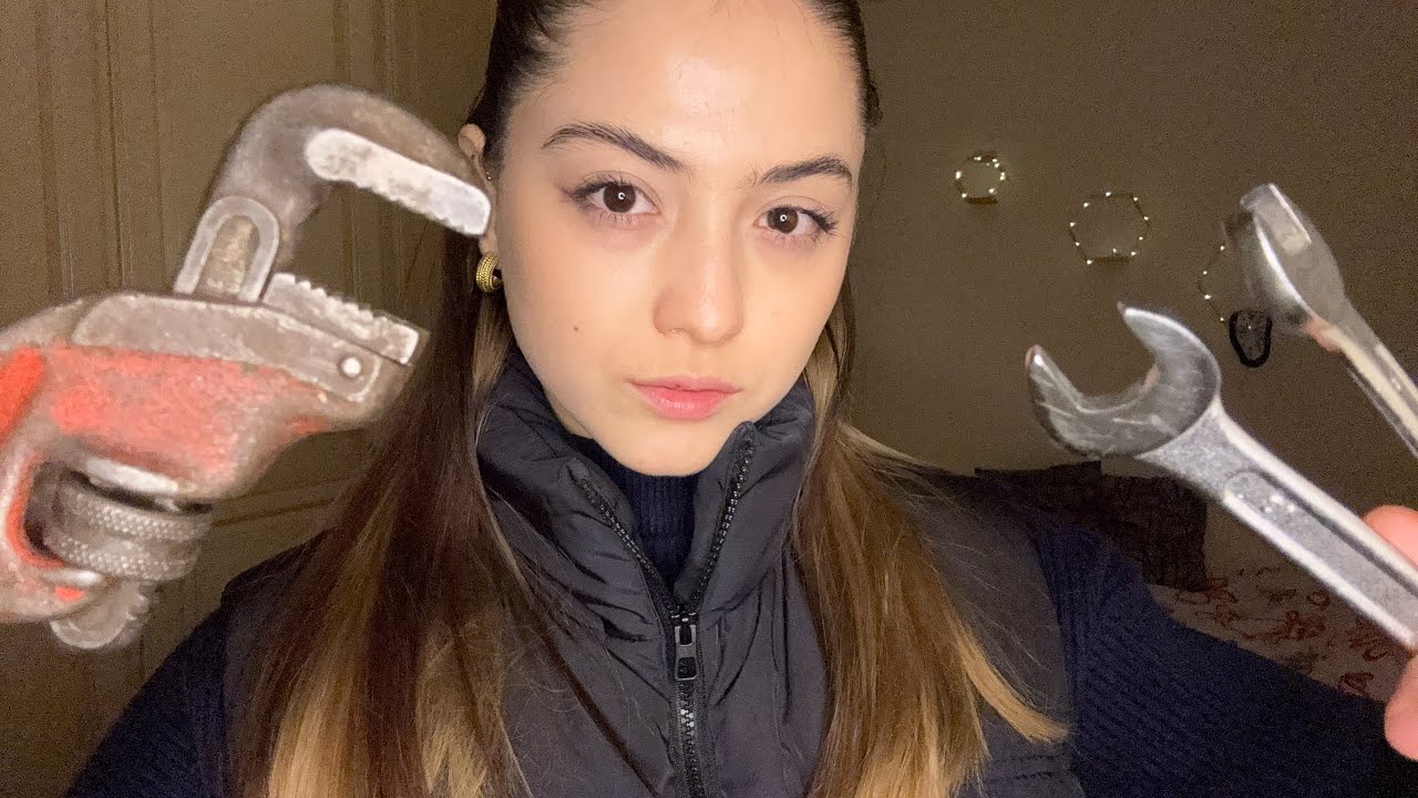 ASMR| Not Talkative Engineer Fixes Your Spacesuit Jet. Metal Rummaging | Metal Instruments sounds