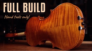 Making a Violin with HAND TOOLS: Commandeering Strad