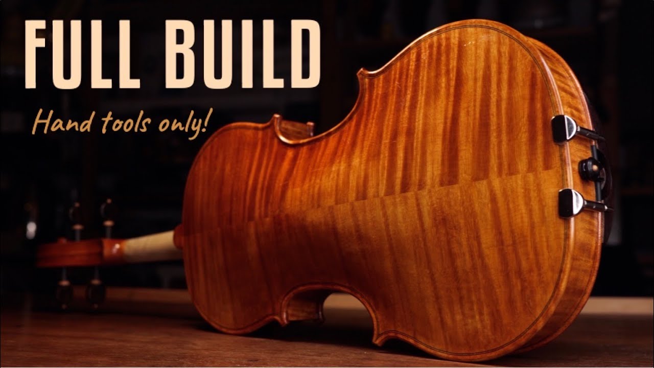 Making a Violin with HAND TOOLS: Commandeering Strad's Titian