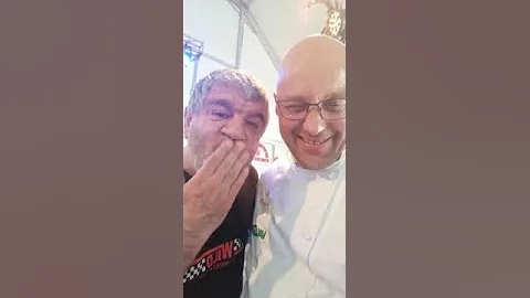 Alfredo Li Bassi con lo chef Giuseppe Colletti