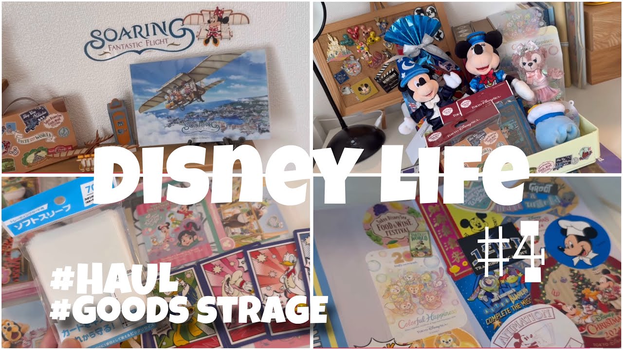 【購入品＆グッズ収納】My Disney LIFE🏰春に買ったグッズを眺めて収納するヲタク/ドナパル/フード＆ワインフェスティバル/カラフルハピネス