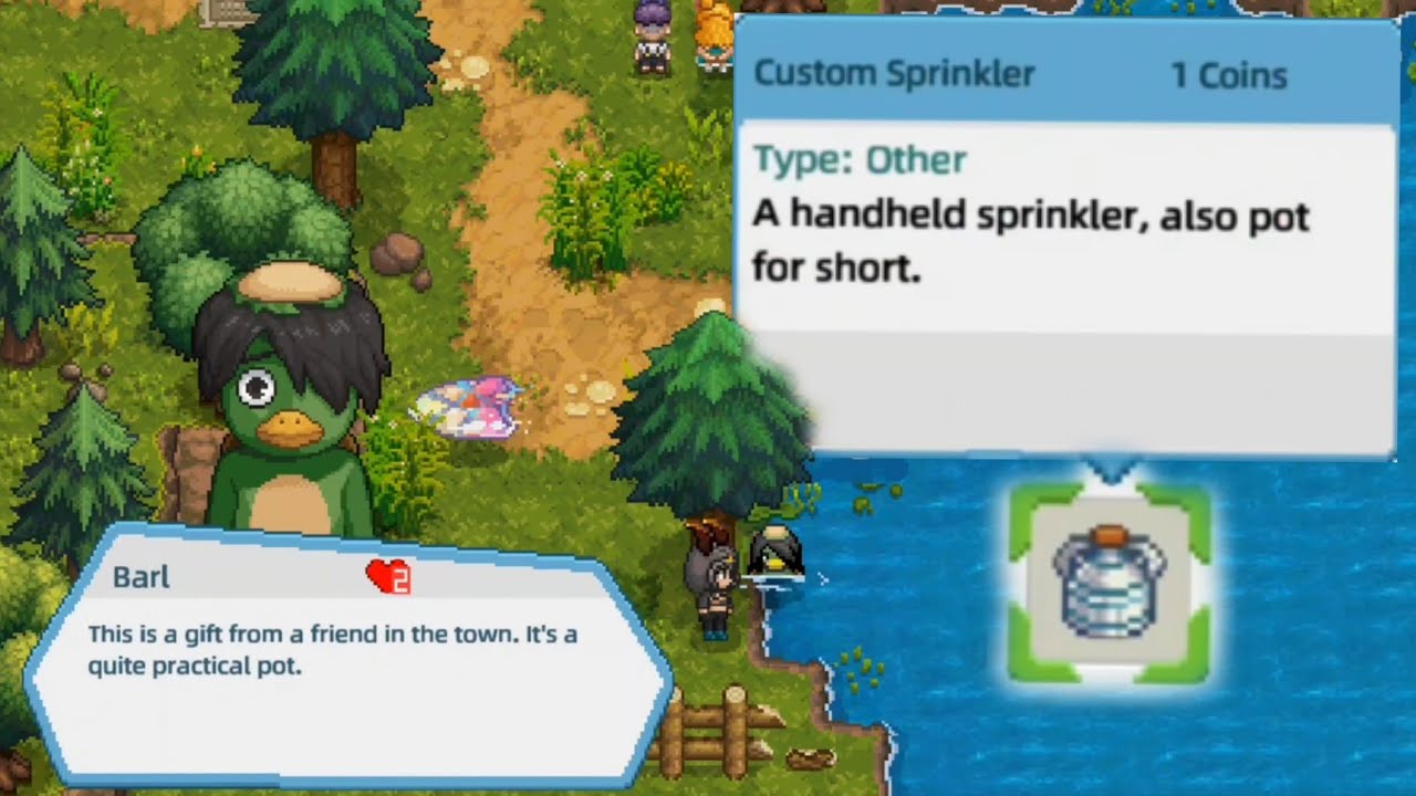[Harvest Town] • Custom Sprinkler