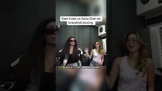 Sam Frank versus Darla Claire on brand risk boxing #samfrank #darla