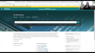 US Newsstream tutorial