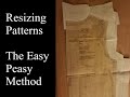 Resizing Sewing Patterns - The Easy Peasy Method - Old Time Patterns