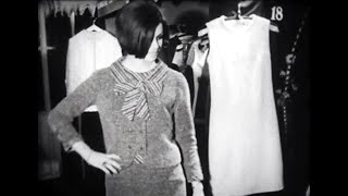 Paris Fashion Week and the Boutique 1966, 1960s French RTF Inter-TV, F632 a
