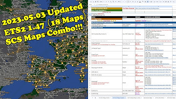 [2023.05.03] ETS2 1.47 latest 18 maps combo (Added EAA) | SCS Extension | With RusMap ROEX TGS SRmap