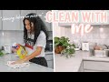 Clean My New Apartment With Me / cleaning before we move in!
