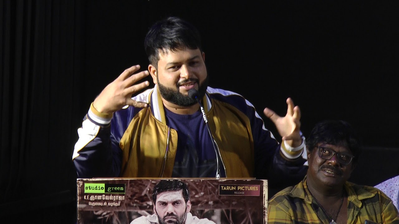 Thaman speaks at Magamuni PressMeet