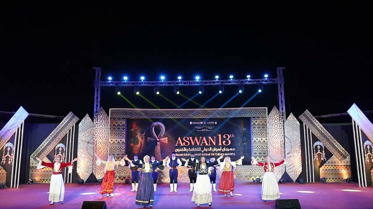 أساطير اليونان في ختام أسوان 🇬🇷✨Greek Legends at Aswan’s Grand Finale!