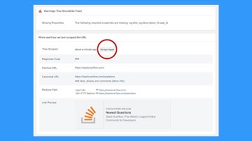 Facebook Sharing Debugger Stopped Scrape Again