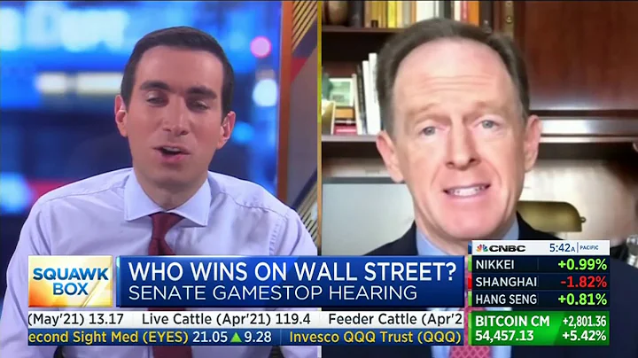 Ranking Member Toomey on CNBC's Squawk Box - March 9, 2021