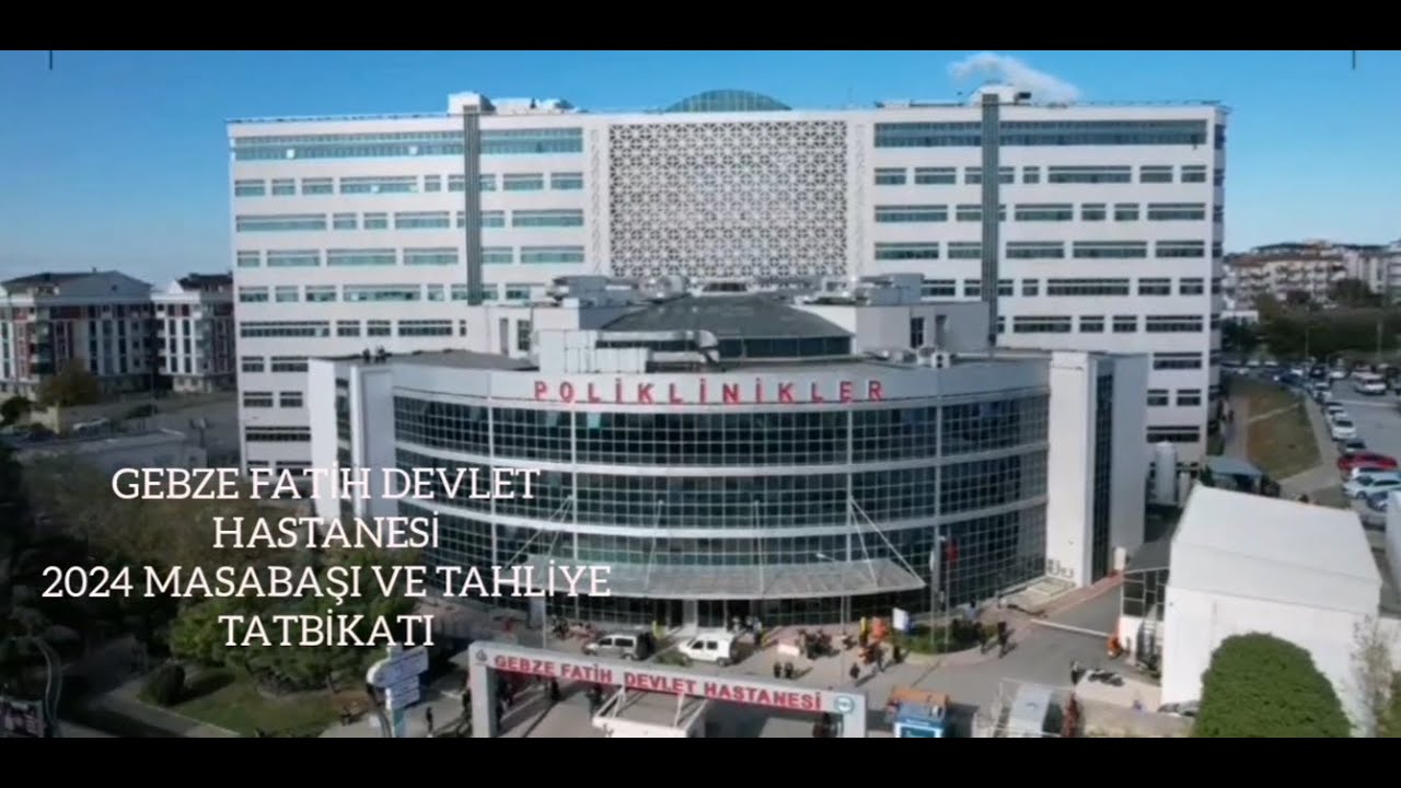 YANGIN DEPREM ve KBRN TATBİKATI - 23 Ekim 2024