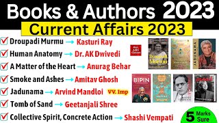Books and Authors 2023 Current Affairs in English | Most Important Books and Authors 2023 | Gk Trick