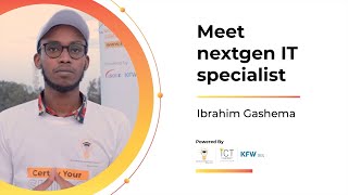Meet nextgen IT specialist - Ibrahim Gashema