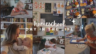 FULL HOMESCHOOL DAY IN THE LIFE || MOM OF FIVE || ELEMENTARY, MIDDLE, AND HIGH SCHOOL!