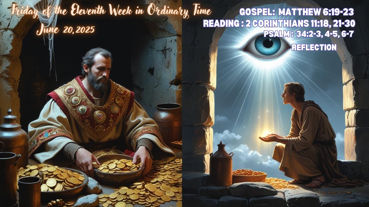 Friday of the Eleventh Week in Ordinary Time Gospel, Reading June 20 ...