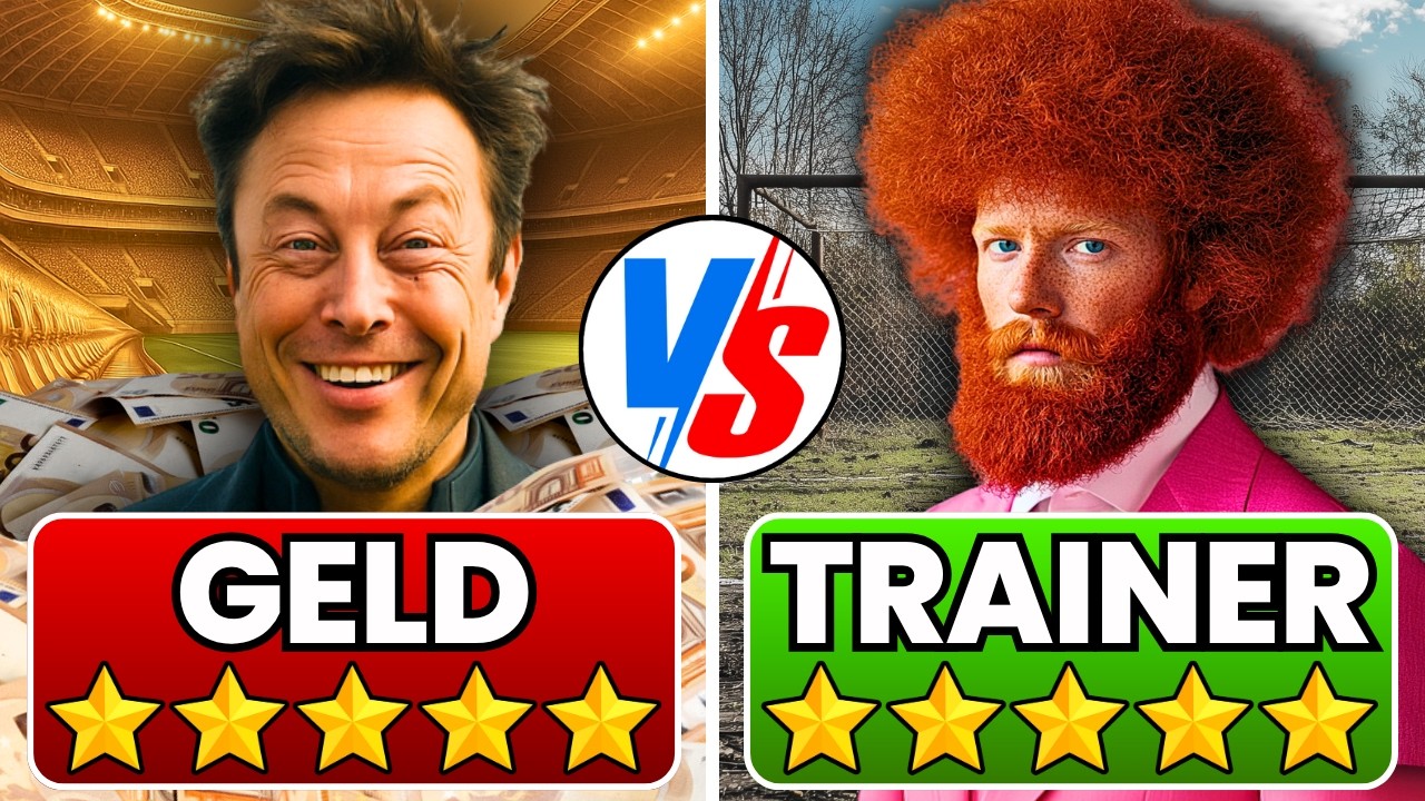 10.000.000.000€ vs Weltklasse-Trainer – Wer gewinnt? 🤯