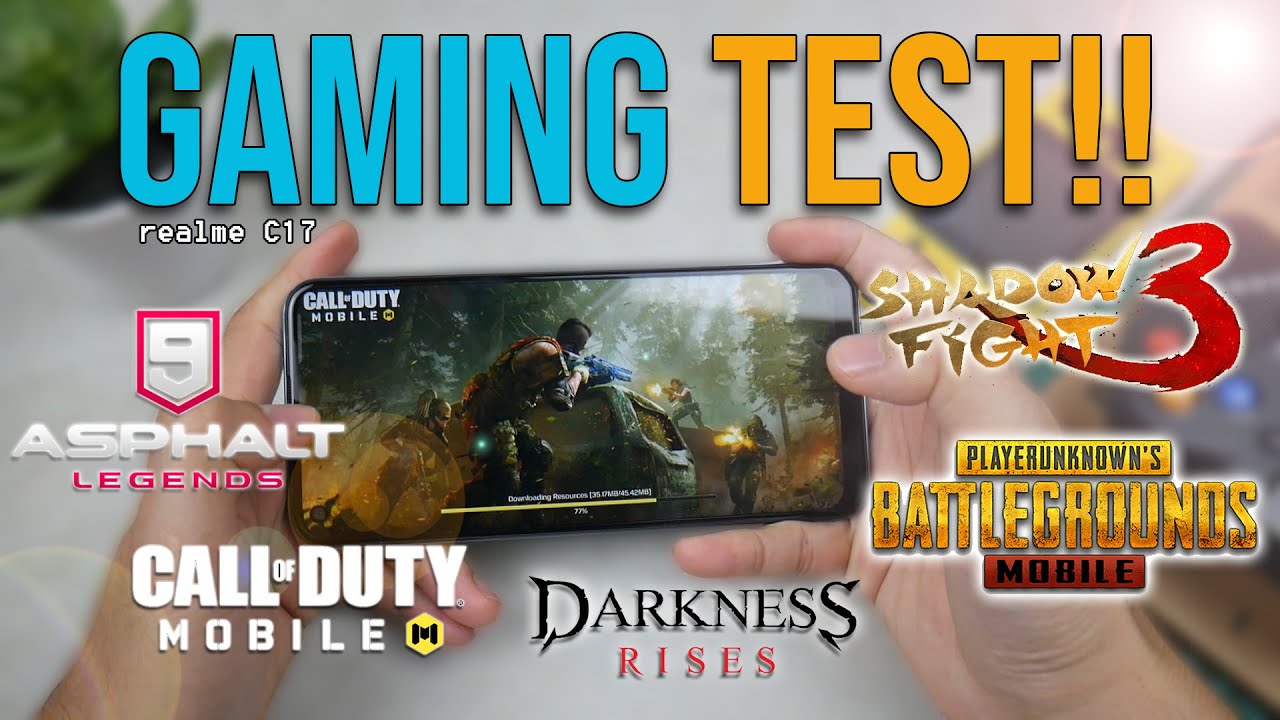 GAME TEST realme C17...