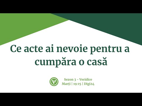 Video: Ce Documente Sunt Necesare Pentru A Cumpăra O Casă