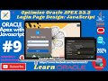 Optimize Oracle APEX 23.2 Login Page Design: Step-by-Step JavaScript Tutorial