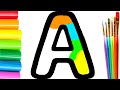 Draw a picture alphabet for children/рисование алфавит для детей/bolalar uchun harflar chizish