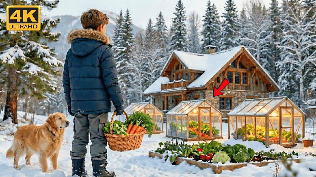 Abandoned in Winter, a Boy Built a Shelter That Grew Food in the Snow