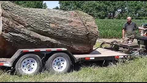 Log arch trailer