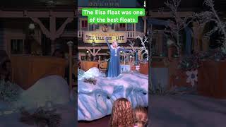 Frozen parade float is one of the best ones. #youtube #shorts #frozen #elsa #disney #christmas