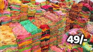 இந்தியாவின் மிகப்பெரிய புடவை ஆலை| Elampillai Wholesale Market | Surat Wholesale Market #sari #saree screenshot 4