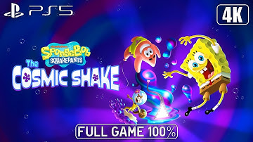 SpongeBob: The Cosmic Shake - Full Game 100% Longplay Walkthrough 4K 60FPS