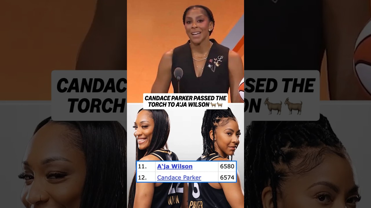 A'ja Wilson has passed Candace Parker on the WNBA all-time scoring list 👏 (via WNBA)