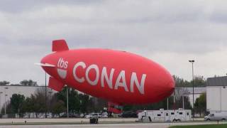 The Conan Blimp, 30X Real-Time on 10-19-2011