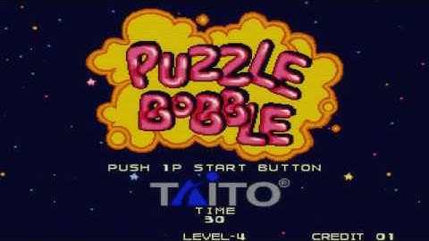 Puzzle Bobble Original Arcade (1994) Taito Game / Arcade Longplay /  Bubble Buster Puzzle Bobble 2x
