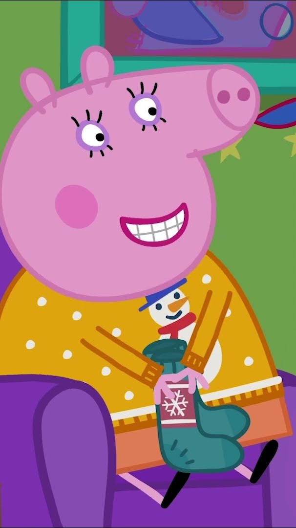 Peppa Takes a Christmas Tumble! ? #PeppaPig #Christmas #Shorts