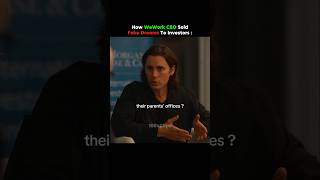 How WeWork CEO sold fake dreams to investors | #shorts #wecrashed