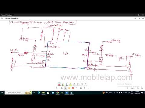 laptop repairing explain 3v,5v regulator section