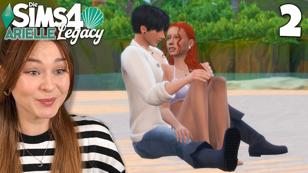 Ein geheimes Treffen am Strand! - Die Sims 4 Arielle Legacy Part 2 | simfinity