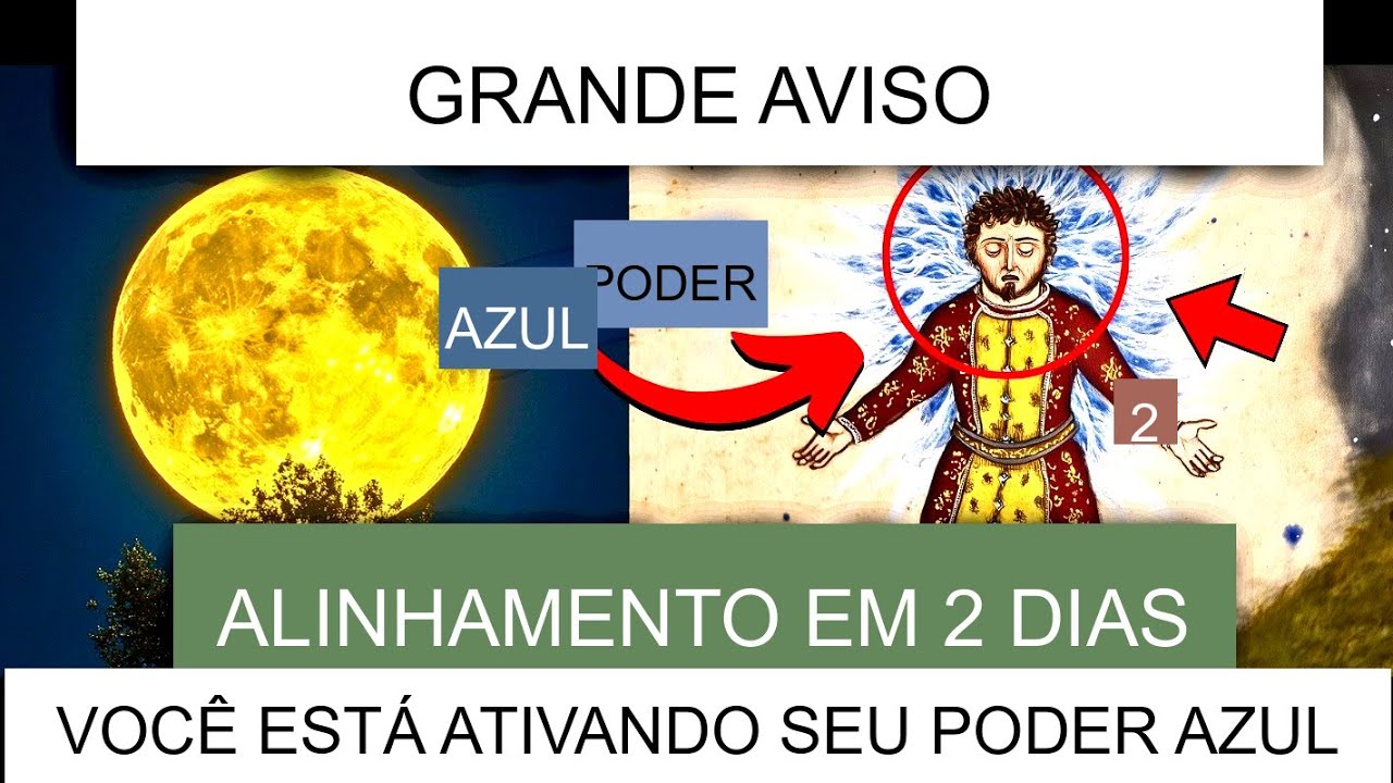 VOCÊ DEVE DESBLOQUEAR O PODER AZUL QUE DEUS LHE DEU ANTES DA SUPERLUA. SEU TEMPO ESTÁ ACABANDO