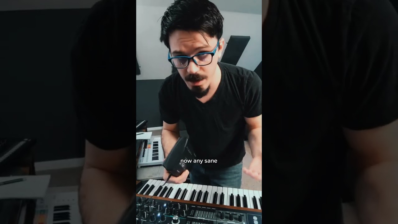 $2800 synth meets $5 tape recorder 