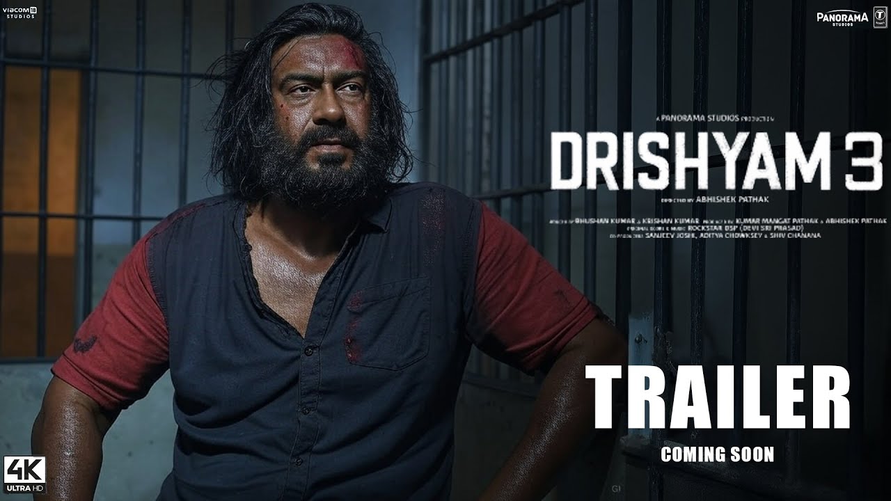 DRISHYAM 3 : Trailer | Ajay Devgn, Tabu, Akshaye K| Drishyam 2 Full Movie | New Movies Trailers 2025