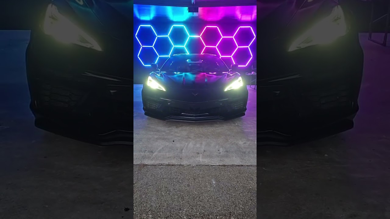RGB Hexagon Lights Just Hit Different 🔥 #hyperliteled