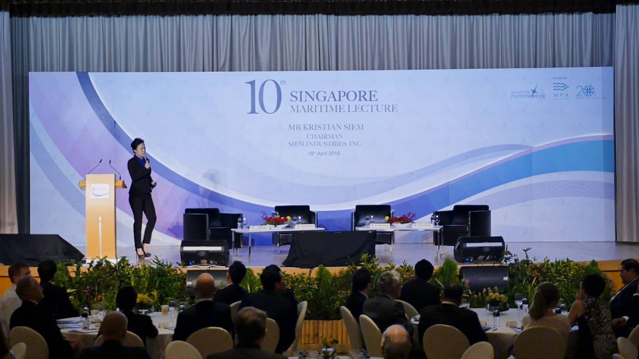 Singapore Maritime Lecture 2016 - Keynote by Mr Kristian Siem