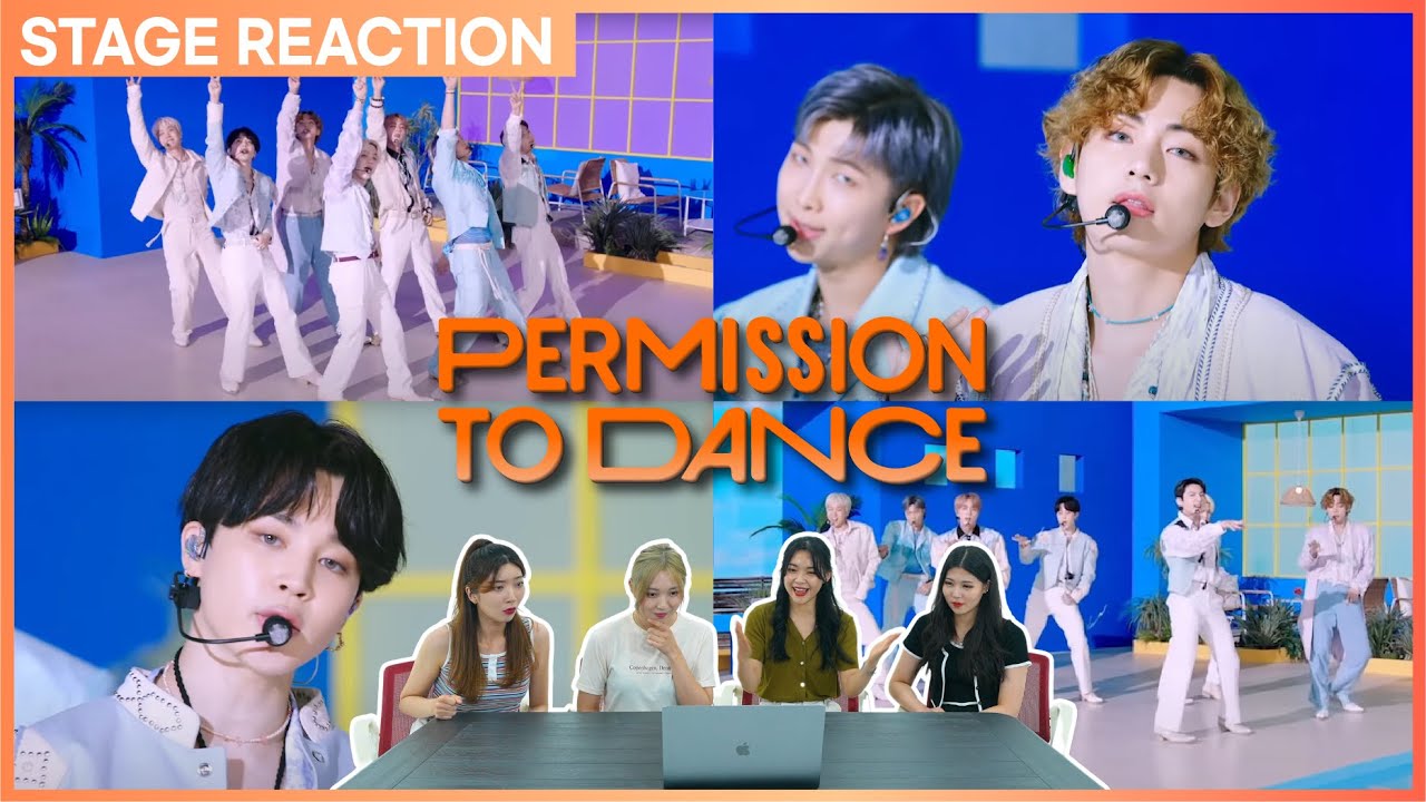 BTS(방탄소년단) 'Permission to Dance' 무대영상 리뷰 리액션/  STAGE REVIEW REACTION