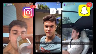 Dolan twins instagram and Snapchat stories from August 13Th to August 18th